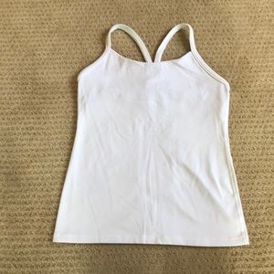 Lululemon White Tank Top
